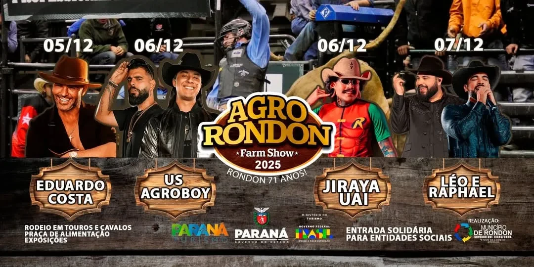 Agro Rondon 2025 celebra os 71 anos de Rondon